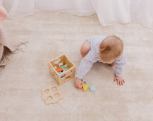 Load image into Gallery viewer, Bubble Wooden Shape Sorting Cube
