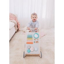 Load image into Gallery viewer, Bubble Wooden Activity Play Walker
