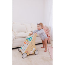 Load image into Gallery viewer, Bubble Wooden Activity Play Walker
