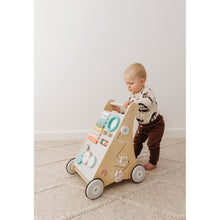 Load image into Gallery viewer, Bubble Wooden Activity Play Walker
