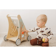 Load image into Gallery viewer, Bubble Wooden Activity Play Walker
