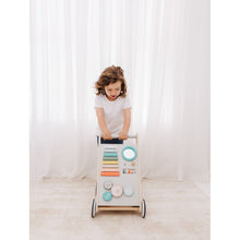 Load image into Gallery viewer, Bubble Wooden Activity Play Walker
