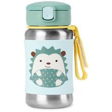 Load image into Gallery viewer, Skip Hop Zoo Stainless Steel Straw Bottle
