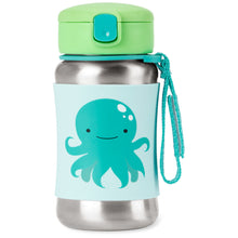 Load image into Gallery viewer, Skip Hop Zoo Stainless Steel Straw Bottle
