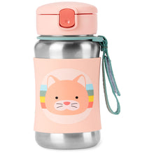 Load image into Gallery viewer, Skip Hop Zoo Stainless Steel Straw Bottle
