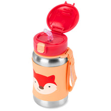 Load image into Gallery viewer, Skip Hop Zoo Stainless Steel Straw Bottle
