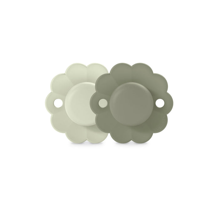 Suavinex Wonder Soother 6-18 Months 2 Pack - Almost Aqua/Hedge Green