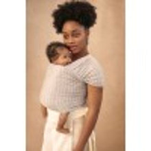 Load image into Gallery viewer, Ergobaby Aura Sustainably Sourced Knit Baby Wrap - Grey Stripes
