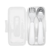 Load image into Gallery viewer, OXO Tot On the Go Fork And Spoon Set
