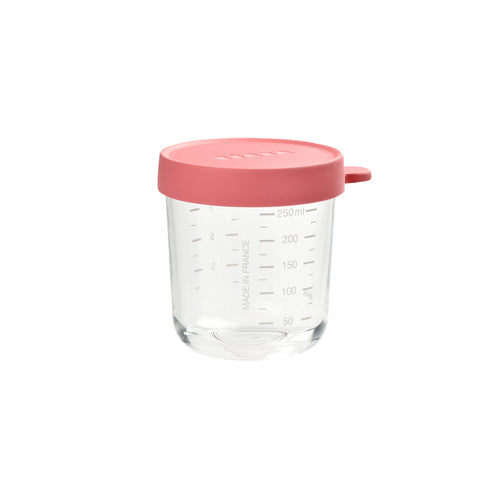 Beaba Glass 250ml Conservation Jar - Pink