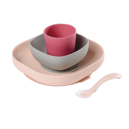 Silicone Meal Set - Pink