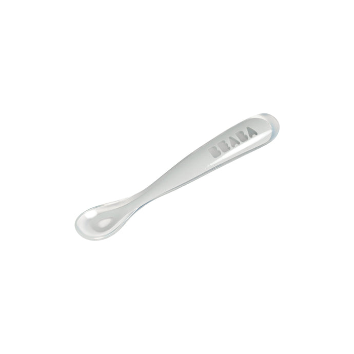 Beaba 1st Age Silicone Spoon - Grey