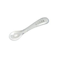 Load image into Gallery viewer, Beaba 2nd Age Soft Silicone Spoon - Grey
