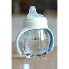 Load image into Gallery viewer, Beaba 2-in-1 Bottle to Sippy Learning Cup 210ml - Windy Blue
