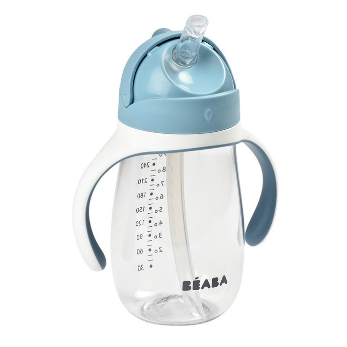 Beaba 2 in 1 Straw Learning Cup - Windy Blue