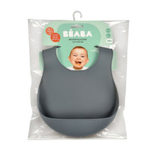 Load image into Gallery viewer, Beaba Silicone Bib - Mineral
