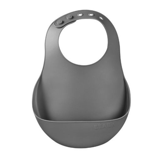 Beaba Silicone Bib - Mineral