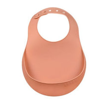 Load image into Gallery viewer, Beaba Silicone Bib - Terracotta
