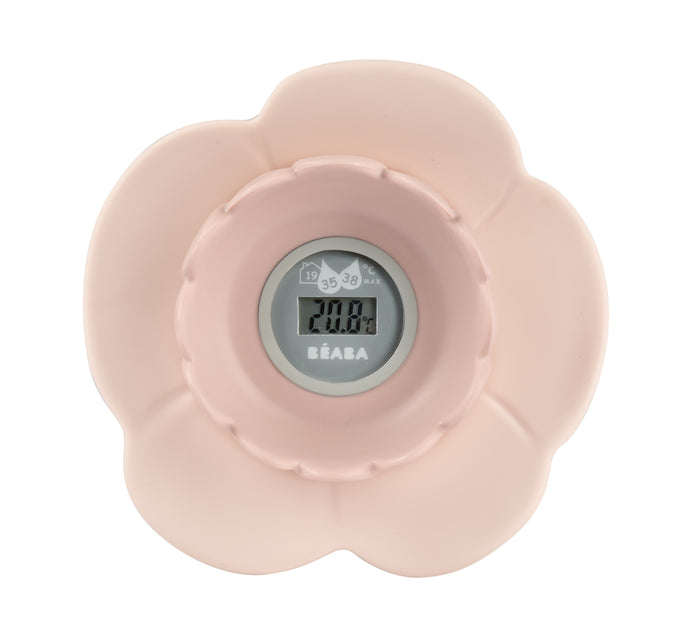 Beaba Lotus Multi-functional digital thermometer - Vintage Pink