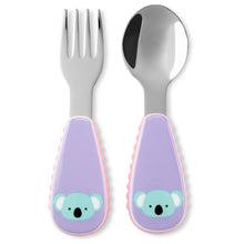 Load image into Gallery viewer, Skip Hop Zoo Utensils Fork &amp; Spoon
