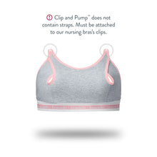 Load image into Gallery viewer, Bravado Designs Clip And Pump Hands-Free Nursing Bra Accessory - Sustainable - Dove Heather With Dusted Peony
