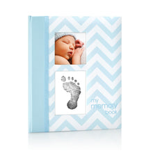 Load image into Gallery viewer, Babybook - Chevron Blue (1)
