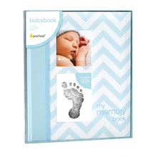 Load image into Gallery viewer, Babybook - Chevron Blue (2)
