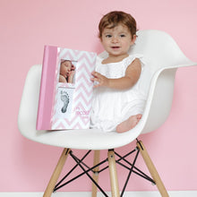Load image into Gallery viewer, Babybook - Chevron Pink (2)
