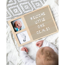 Load image into Gallery viewer, Pearhead Babyprints Letterboard Frame
