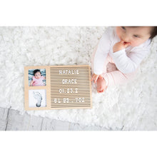 Load image into Gallery viewer, Pearhead Babyprints Letterboard Frame
