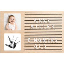 Load image into Gallery viewer, Pearhead Babyprints Letterboard Frame
