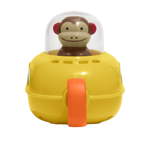 Skip Hop Zoo Bath Pull & Go Monkey Submarine