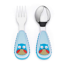 Load image into Gallery viewer, Skip Hop Zoo Utensils Fork &amp; Spoon
