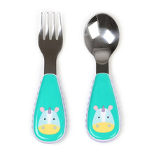 Load image into Gallery viewer, Skip Hop Zoo Utensils Fork &amp; Spoon
