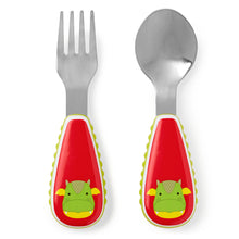 Load image into Gallery viewer, Skip Hop Zoo Utensils Fork &amp; Spoon
